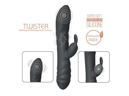 Vibrador con Rotacion 360 Twister