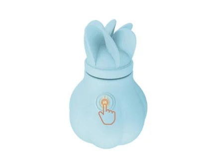 Estimulador Caress Vibracion y Rotacion Light blue