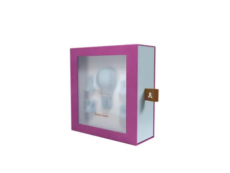 Estimulador Caress Vibracion y Rotacion Light blue