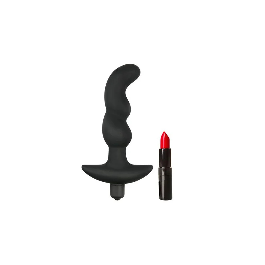 Vibrador Prostatico Silicona Negro