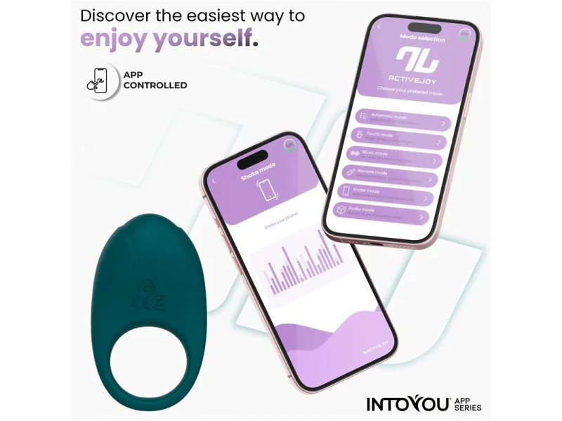 Ringo Anillo Vibrador con APP Unibody Verde