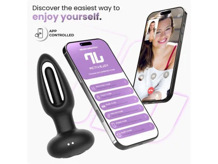 Zack Plug Anal con Flipping Tongue y Vibracion con App