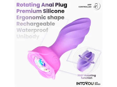 Moxy Plug Anal con Rotacion 360º con App