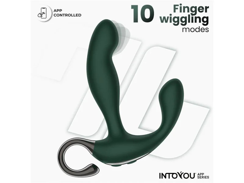 Greeny Masajeador Prostatico con Finger Wiggling y App
