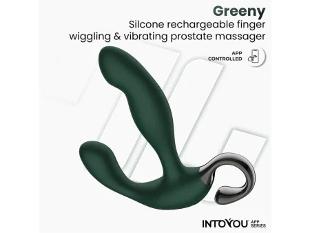 Greeny Masajeador Prostatico con Finger Wiggling y App Greeny Masajeador Prostatico con Finger Wiggling y App