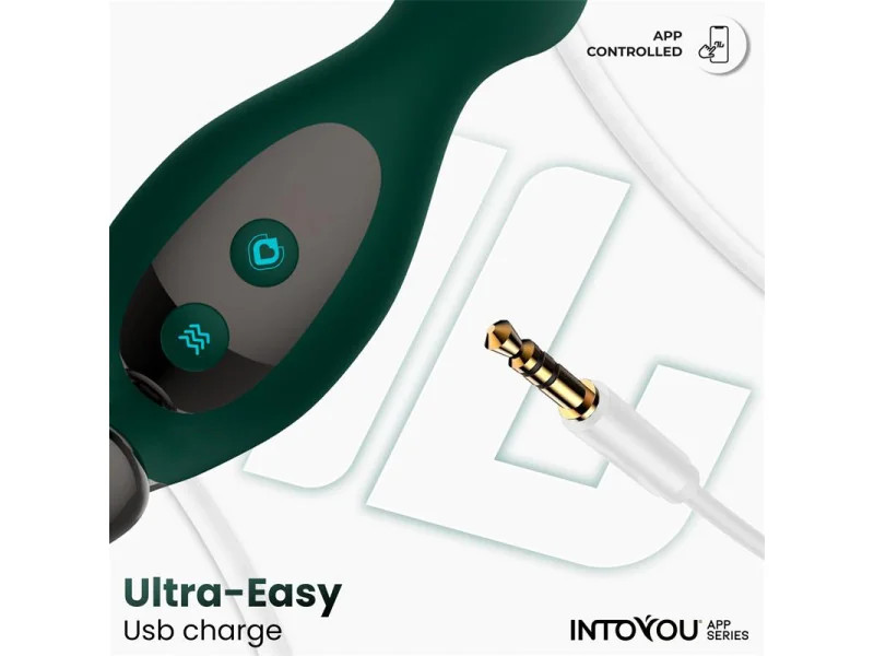 Greeny Masajeador Prostatico con Finger Wiggling y App