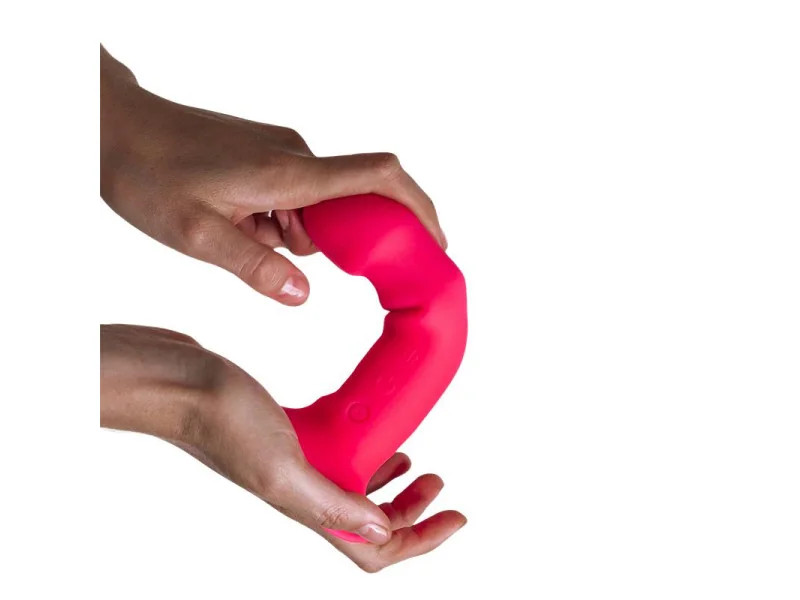 Dildo Doble Densidad Vibracion Hitsens 2 M Rosa
