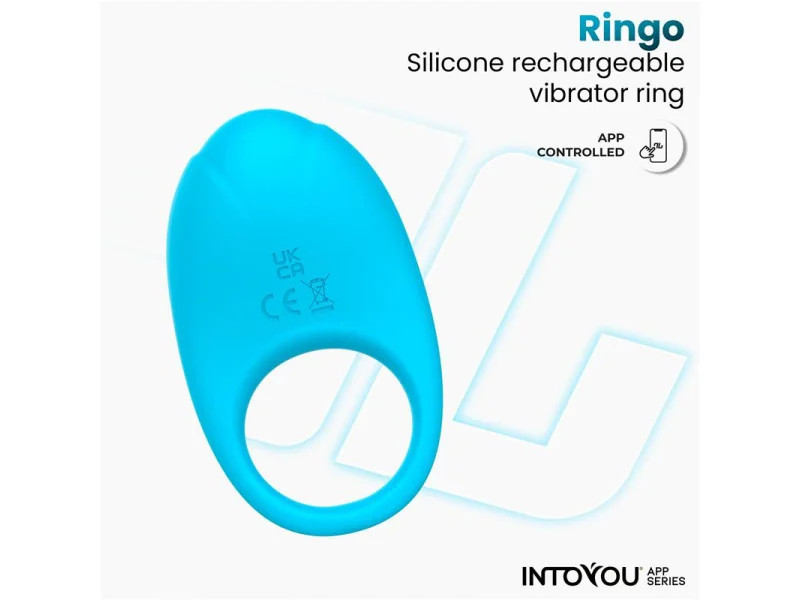 Ringo Anillo Vibrador con APP Unibody Azul