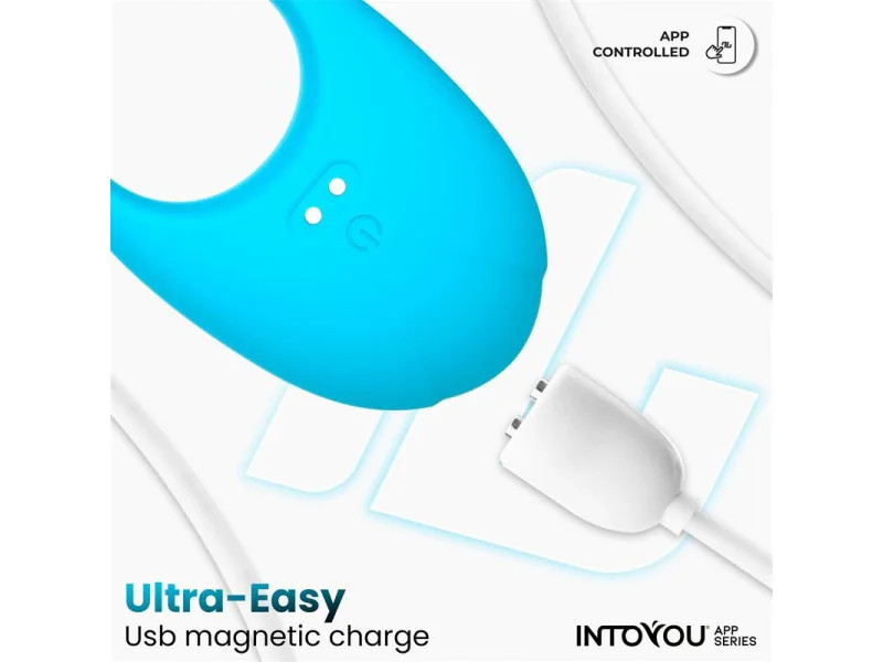 Ringo Anillo Vibrador con APP Unibody Azul