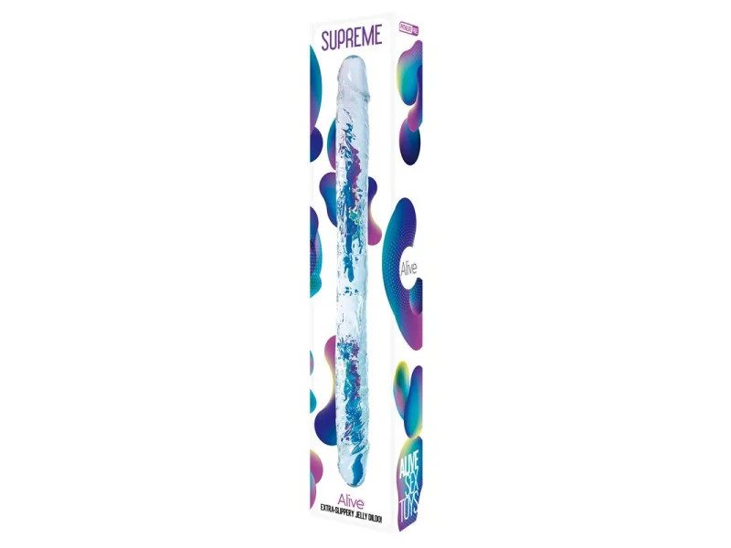 Supreme Dildo Doble 385 cm Transparente