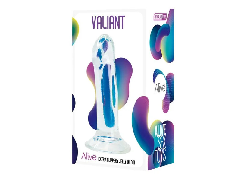 Valiant Dildo Jelly 16 cm Transparente