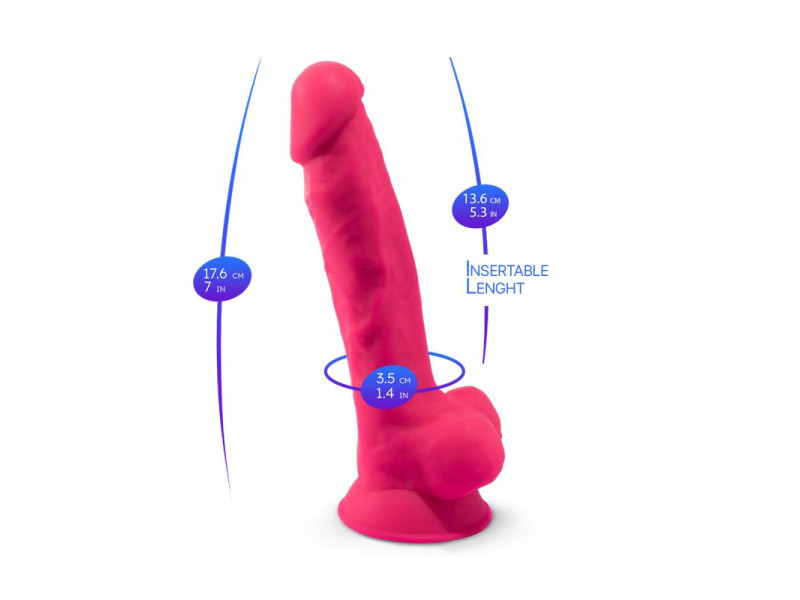 Dildo Dual Density Mod 1 7 Rosa