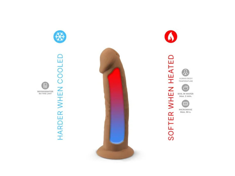 Dildo Dual Density Mod 2 6 Caramel