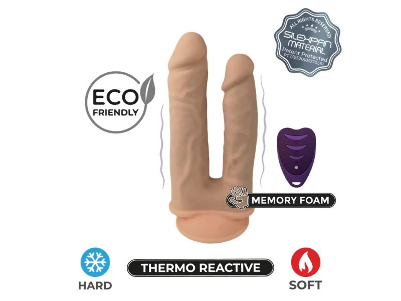 Dildo Doble Penetracion 2 Motores Control Remoto