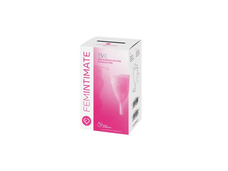 Copa Menstrual Eve Rosa Talla L Silicona Platino