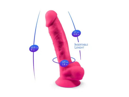 Dildo Dual Density Model 1 8 Rosa