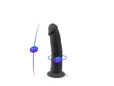 Dildo Dual Density Mod 2 6 Negro