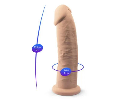 Dildo Dual Density Silicone Mod 2 9