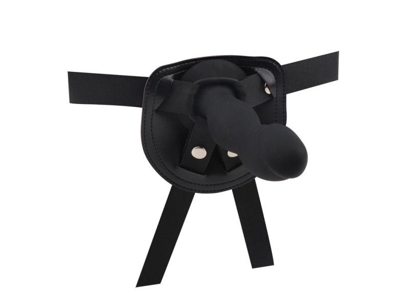 Arnes con Dildo Rumpy Silicona Negro