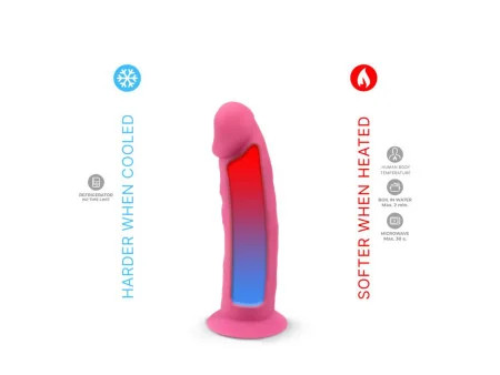 Dildo Dual Density Brilla en la Oscuridad Mod 6