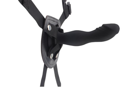 Arnes con Dildo Rumpy Silicona Negro