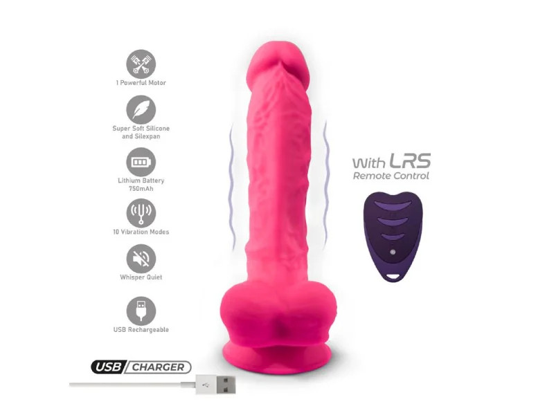 Dildo Dual Density con vibracion Mod 1 8