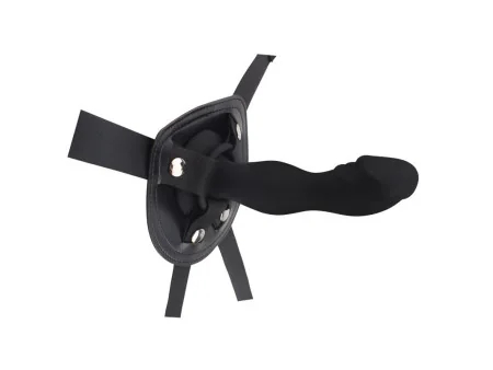 Arnes con Dildo Rumpy Silicona Negro