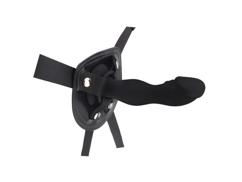 Arnes con Dildo Rumpy Silicona Negro