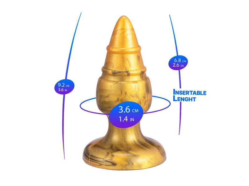 Goldy Plug anal Fantasy Silicona liquida