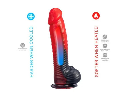 Dildo Silicona Liquida Devil Red 8