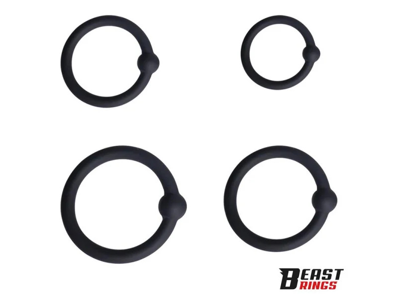 Set de 4 Anillos para el Pene Silicona