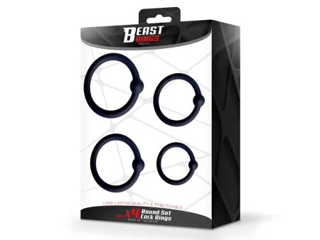 Set de 4 Anillos para el Pene Silicona