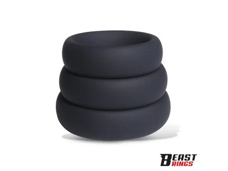 Set de 3 Anillos para el Pene Silicona S M y L