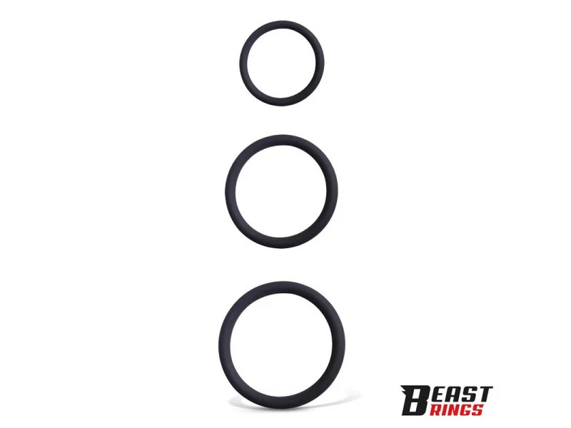 Set de 3 Anillos para el Pene Silicona S M y L