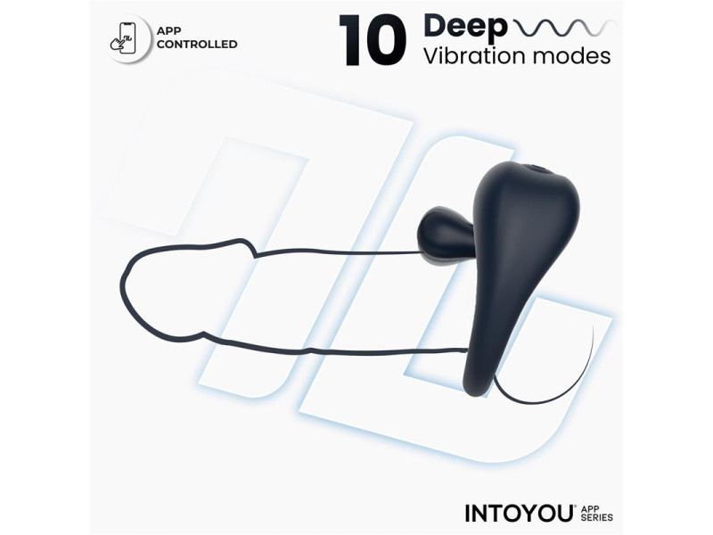 Kenny Anillo Vibrador con Estimulador de Clitoris y APP Azul Oscuro