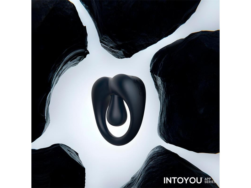 Kenny Anillo Vibrador con Estimulador de Clitoris y APP Azul Oscuro