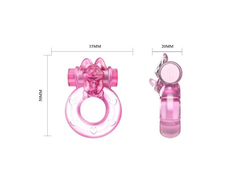 Anillo con Bala Vibradora Conejito