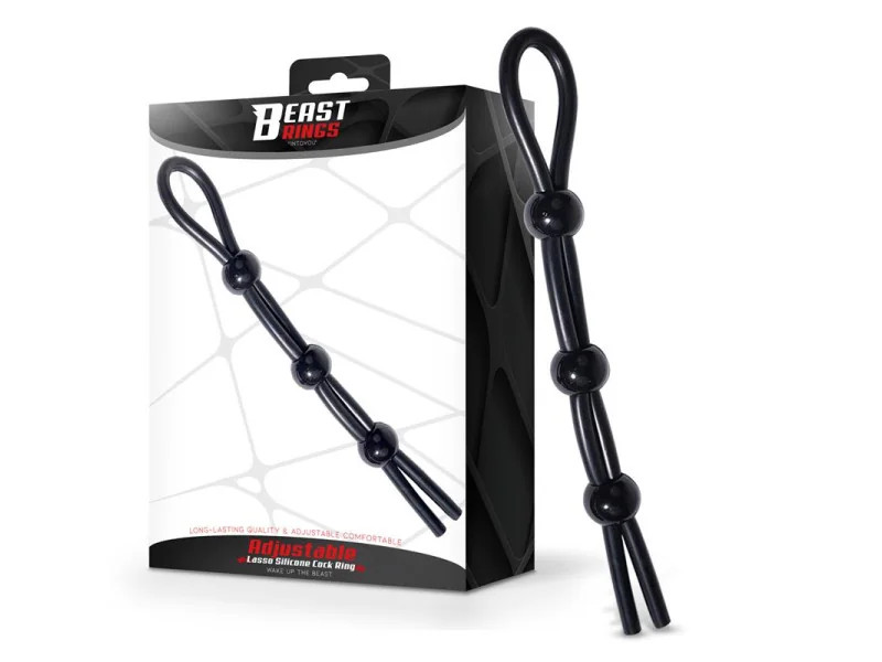 Lasso Anillo para el Pene Silicona Ajustable