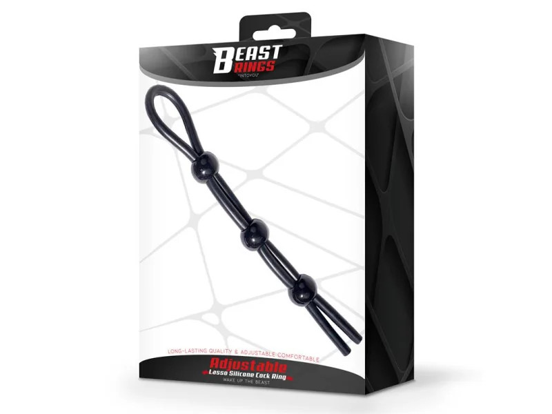 Lasso Anillo para el Pene Silicona Ajustable