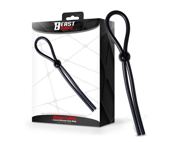 Lasso Anillo para el Pene Silicona Ajustable