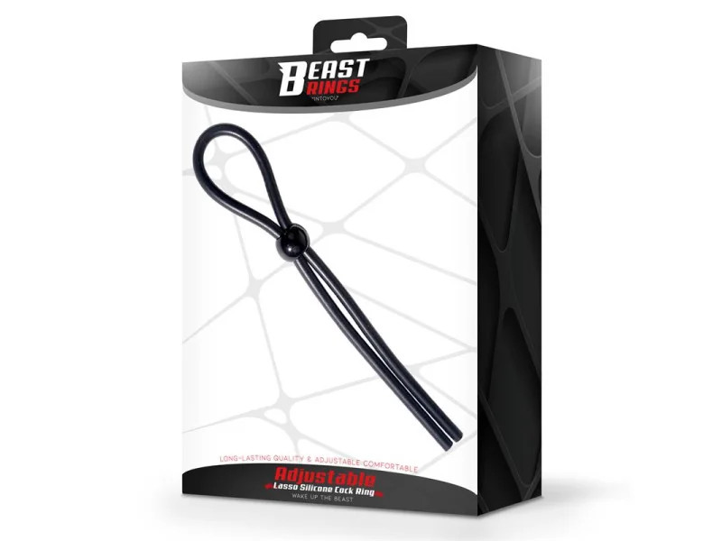 Lasso Anillo para el Pene Silicona Ajustable