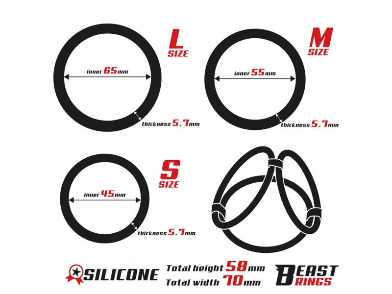 Anillo Triple Silicona