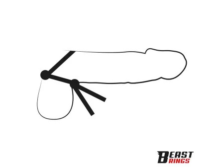 Lasso Anillo para el Pene Silicona Ajustable