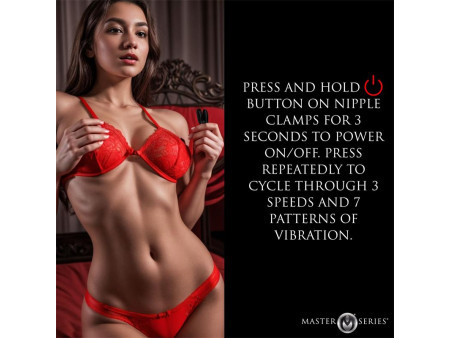 Pinzas para Pezones con Vibracion