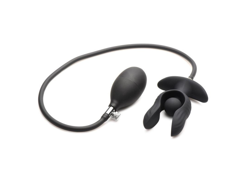 Dark Pearl Plug Anal con Inflado y Vibracion con Control Remoto