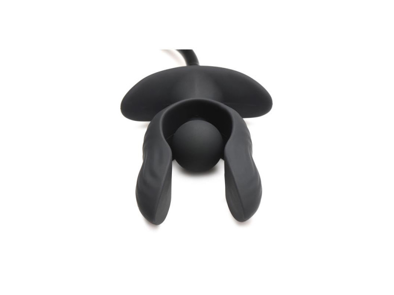 Dark Pearl Plug Anal con Inflado y Vibracion con Control Remoto