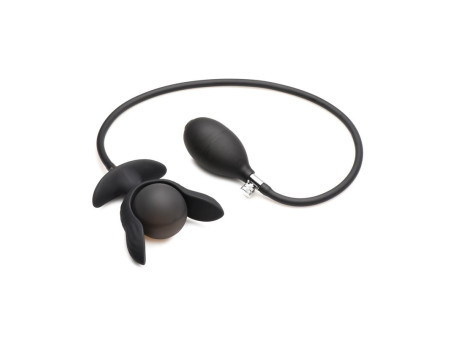 Dark Pearl Plug Anal con Inflado y Vibracion con Control Remoto