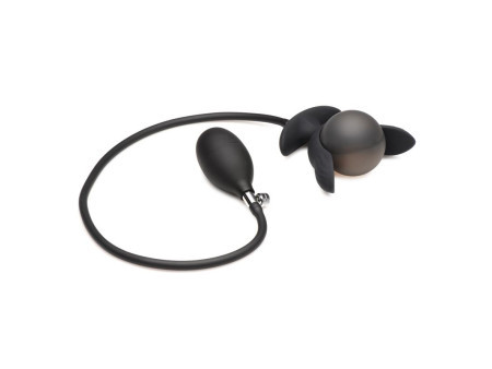 Dark Pearl Plug Anal con Inflado y Vibracion con Control Remoto