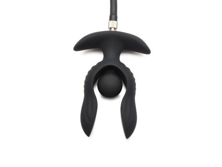 Dark Pearl Plug Anal con Inflado y Vibracion con Control Remoto