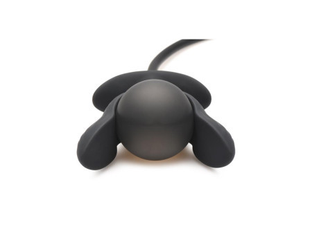 Dark Pearl Plug Anal con Inflado y Vibracion con Control Remoto